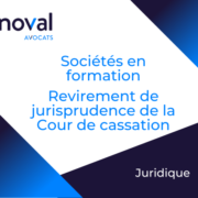 Sociétés en formation