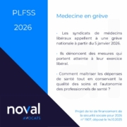 PLFSS 2026 : médecine en grève