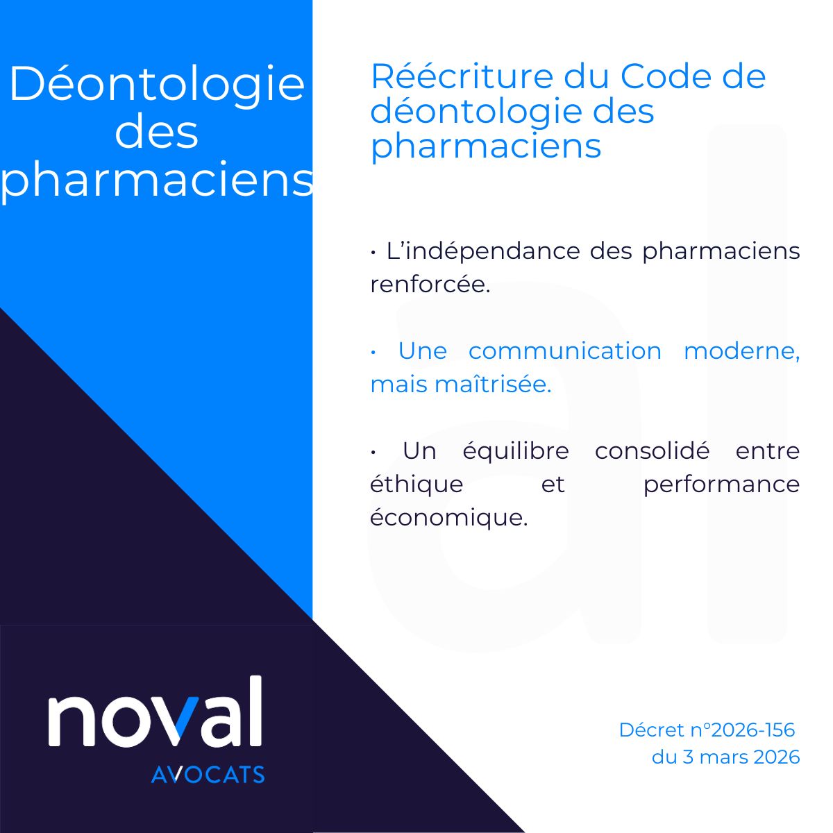 Code déontologie pharmaciens évolue